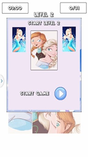 Winter Snow Queen Game Puzzle截图5