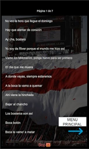 Canciones y Letras River Plate截图10