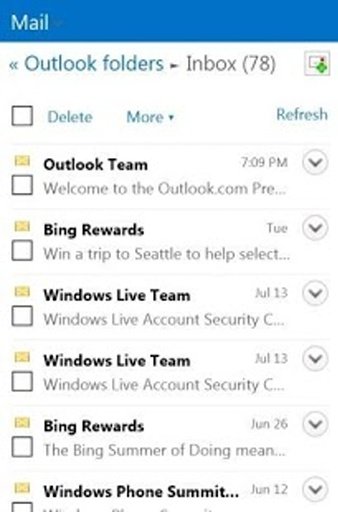 Mail for Outlook and Hotmail截图1