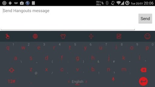 Theme x TouchPal Droid L Red截图6