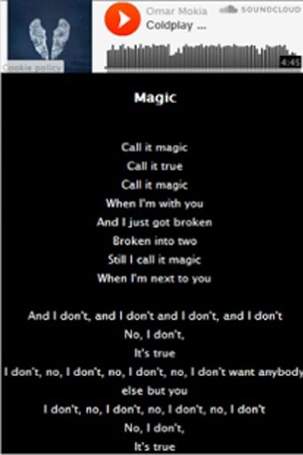 Coldplay Lyrics And Songs截图2