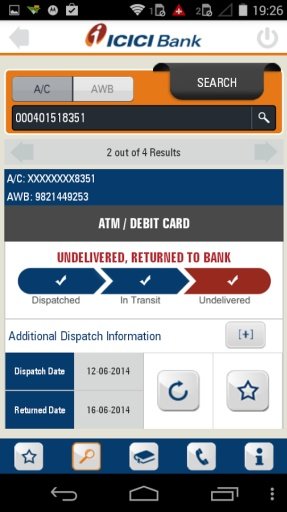 ICICI Bank iTrack截图3