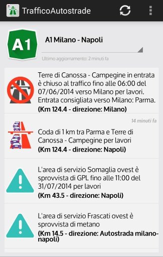 Traffico Autostrade Italia截图1