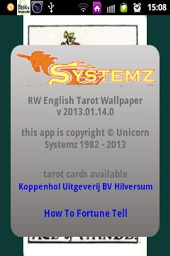 RW English Tarot Wallpaper截图3