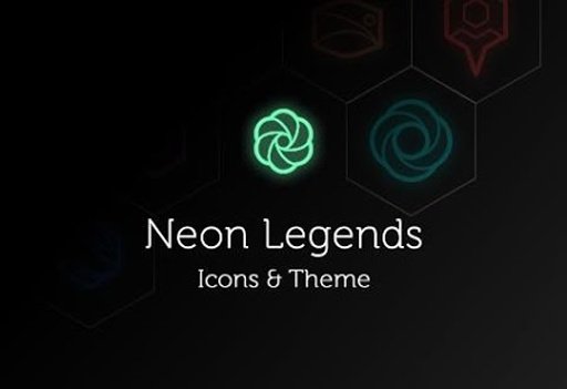 Neon Legends Icons &amp; Theme截图4