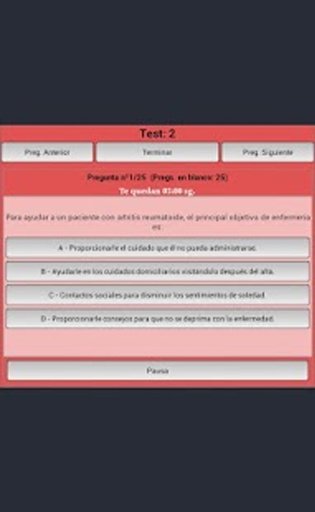 Enfermeria ATS/DUE Test Free截图2