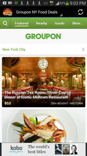 Groupon NY Food Deals截图1