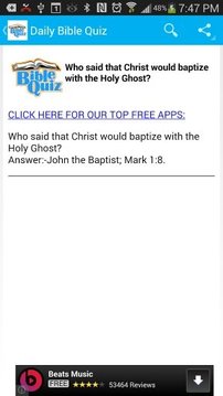 DailyBible Quiz- Bible Trivia截图