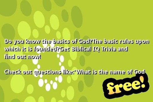 Biblical Iq Trivia截图2