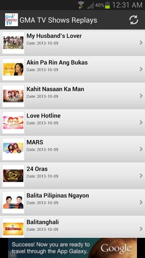 GMA TV Shows Replays截图2