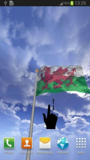 Real Welsh Flag Live Wallpaper截图1