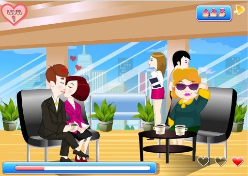 Kissing Office Game截图3