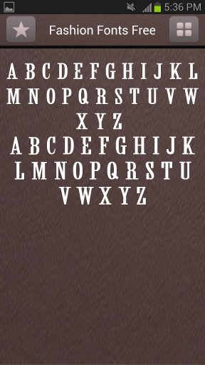 Fashion Fonts Free for S4截图2