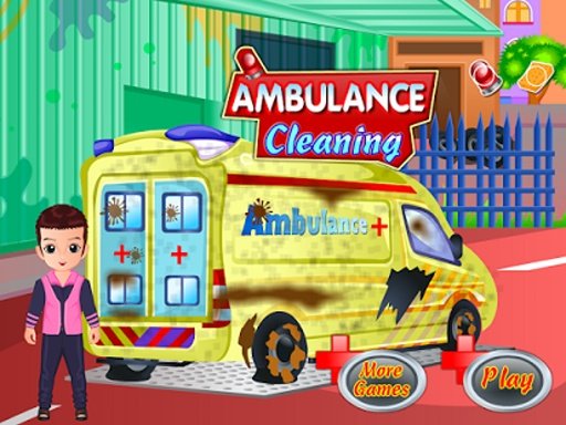 救护车洗清洗游戏截图3