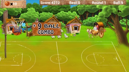 Village Basketball Shoot Game截图5