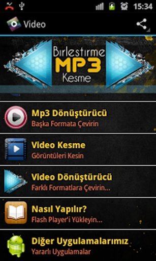 Mp3 Video Kesme Cutter截图10