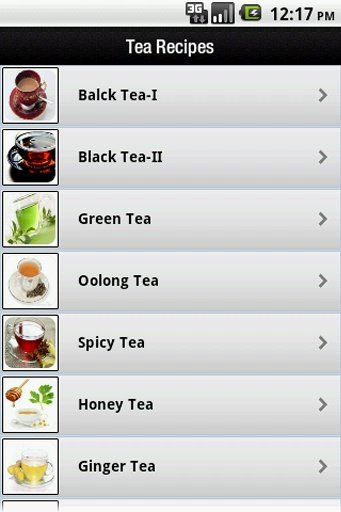 Tea Recipes截图1