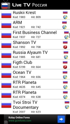 Live TV Russia截图1