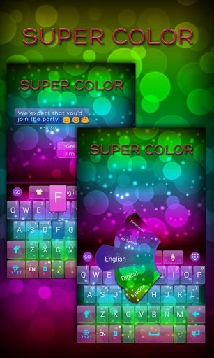 super color go keyboard Theme截图5