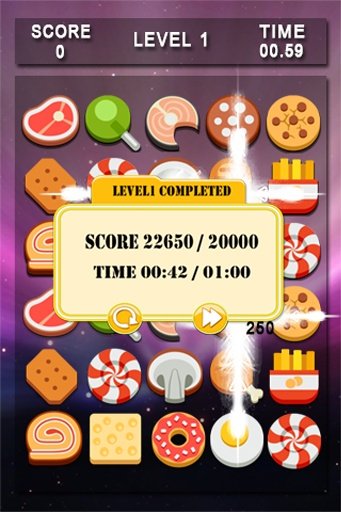 Food Match 3 Puzzle Game截图3