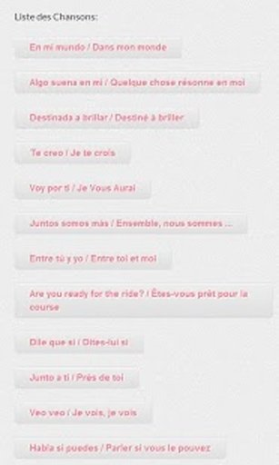 Violetta Paroles截图1