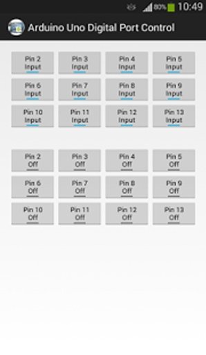 Arduino Uno Digital Port Control截图2