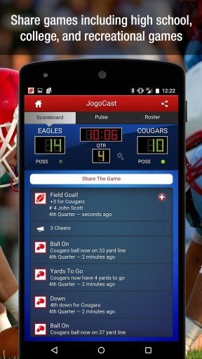 JogoCast Football Scoreboard截图5