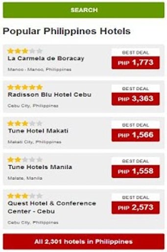 Philippines Hotel 80% Discount截图1