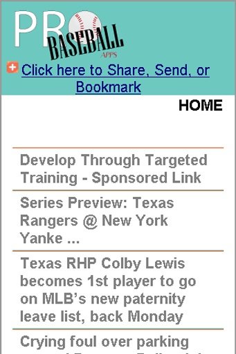 Texas Pro Baseball News截图1