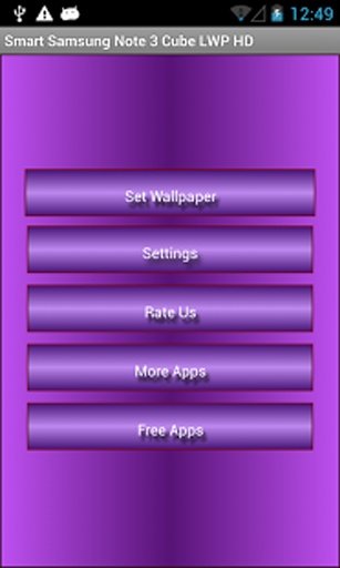 Samsung Note 3 Cube LWP HD截图5