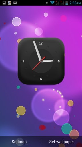 Bokeh Clock Live Wallpaper截图3