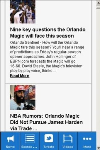 Orlando Magic Fan App截图2