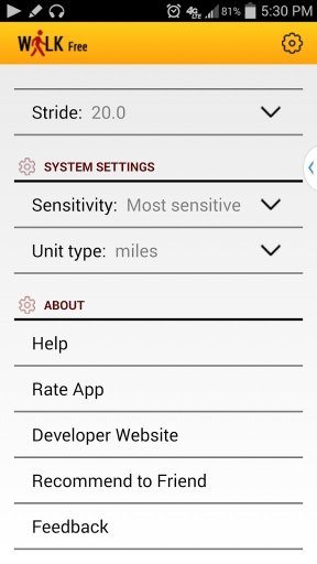 Walk Free Pedometer截图1
