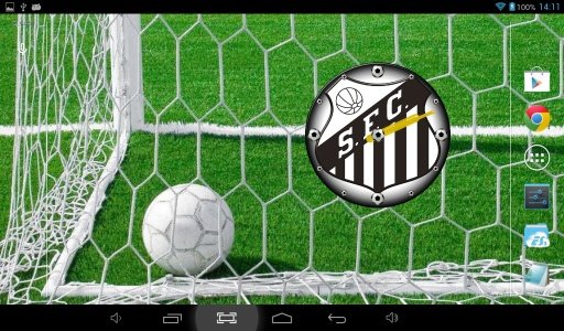 Santos FC Clock Widget截图4