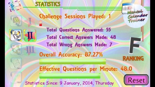 Mental Calendar Trainer Free截图4