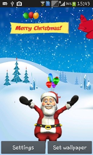 Dancing Santa Live Wallpaper截图5