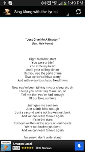 Pink - Just Give Me A Reason截图6