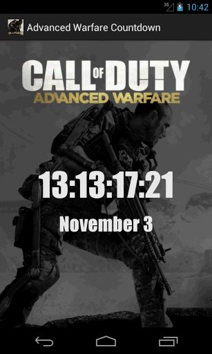 Advanced Warfare Countdown截图1