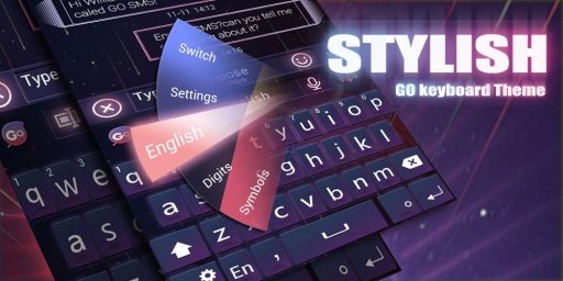 Stylish GO Keyboard Theme截图5