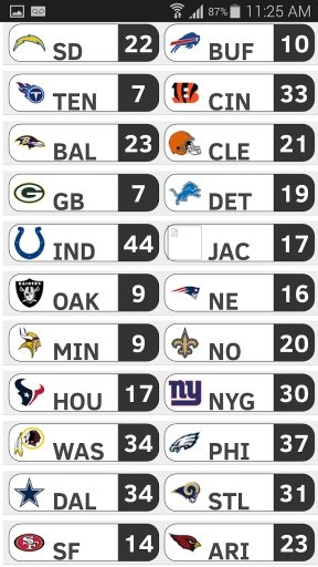 Resultados de NFL截图3