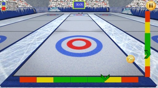 Crazy Penguin Curling 3D截图3