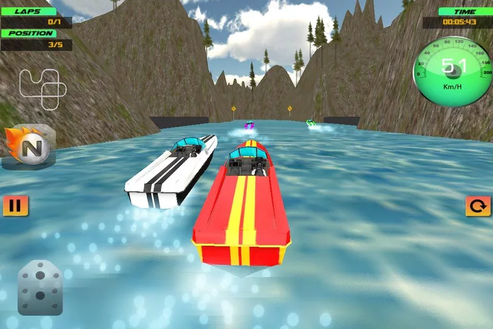 Super PowerBoat Racing 3D截图1