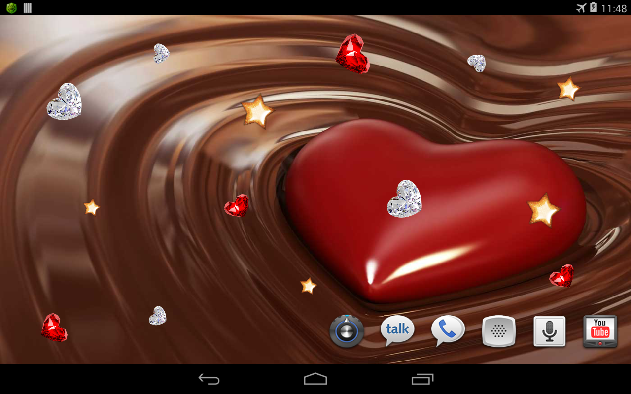 Valentine Chocolate HD LWP截图2