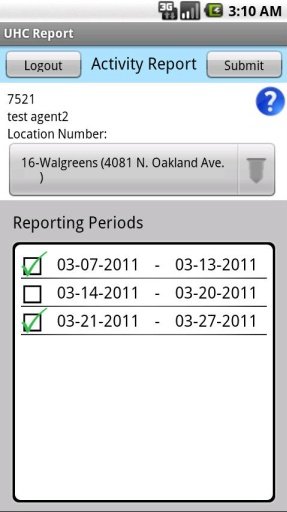 UHC Retail Reporting Tool截图2