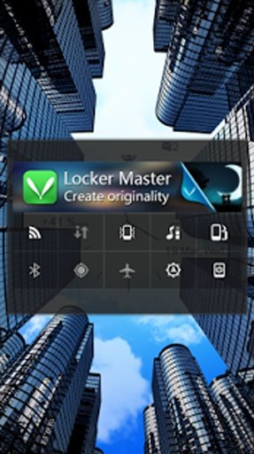 City Sky Live Locker Theme截图1