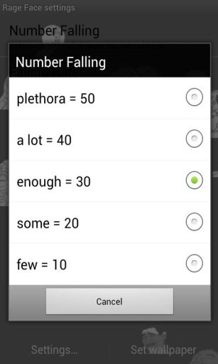 Rage Face Live Wallpaper截图1