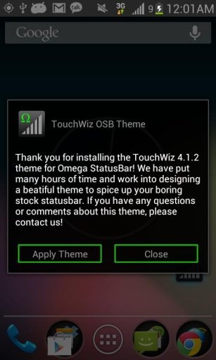 TouchWiz Omega StatusBar Theme截图6