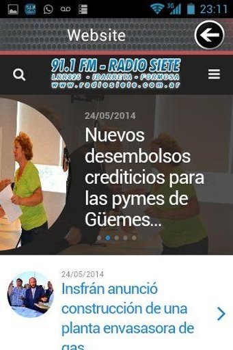 91.1 FM - LRR825 - Radio Siete截图6