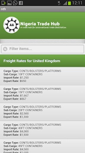 Nigeria Trade Hub Mobile App截图1