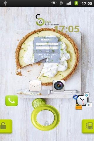 Key Lime Pie Theme ActiveLock截图1